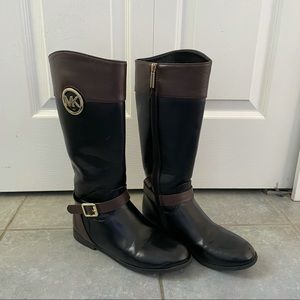 Black/brown Michael Kors boots